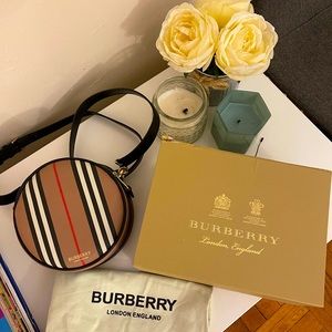Burberry Icon Stripe E-canvas Louise Bag